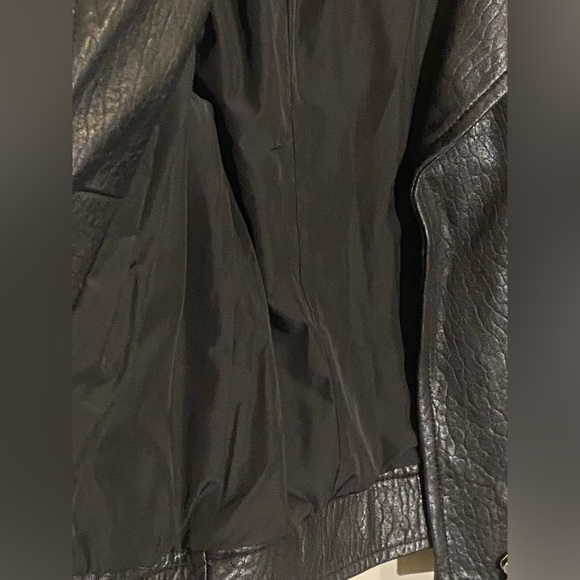 Mackage Pebbled Leather Moto Jacket - Size S - Picture 7 of 9